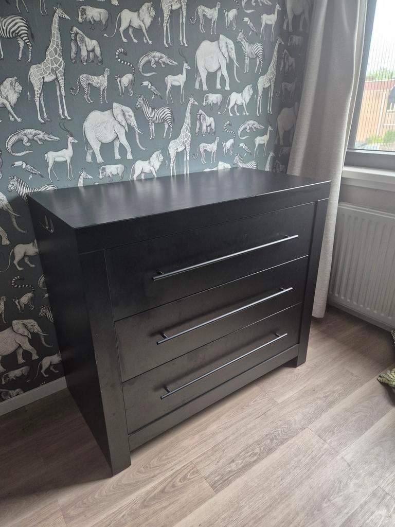 Europe Baby Vittoria III Commode Zwart - Nette Staat, Ophalen, Gebruikt, 50 tot 70 cm, 100 cm of meer