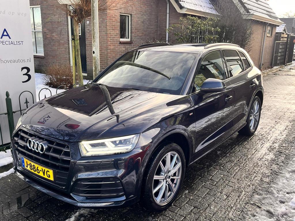Audi Q5 50 TFSI e quattro S edition (bj 2020, automaat), Automaat, 4 cilinders, Blauw, Bedrijf