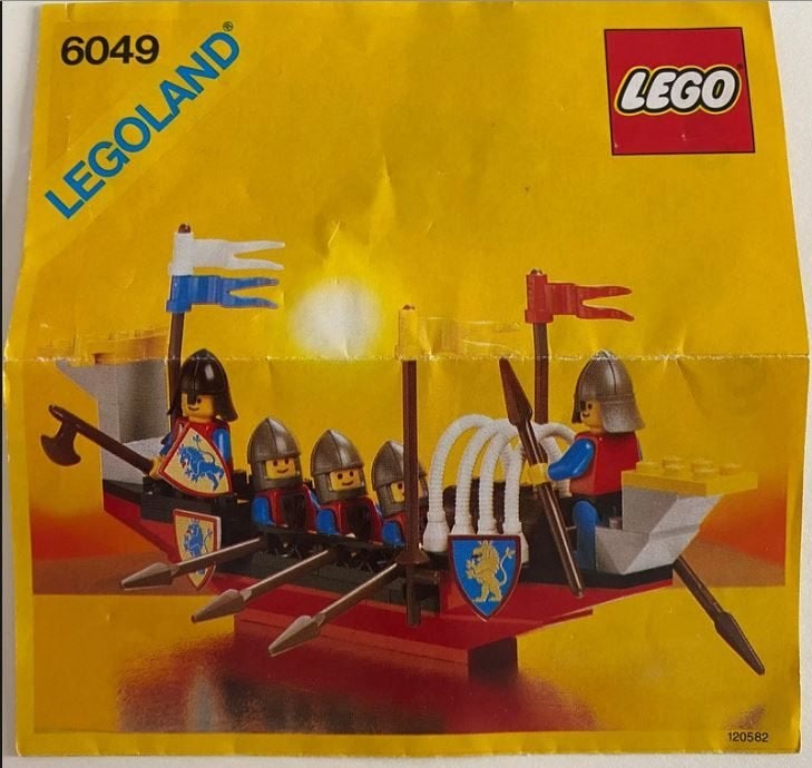 LEGO Castle 6049 Viking Voyager (compleet), Compleet, Lego, Ophalen of Verzenden, Zo goed als nieuw