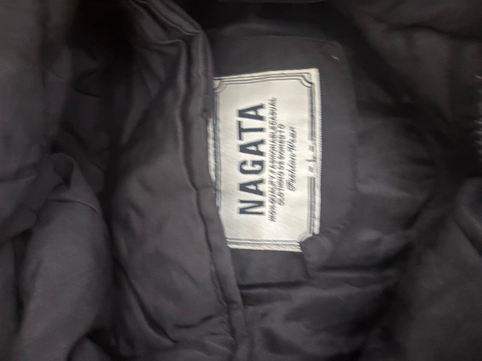Nagata Zwarte Winterjas Maat L, Kleding | Heren, Jassen | Winter, Ophalen of Verzenden, Nieuw, Maat 52/54 (L), Zwart