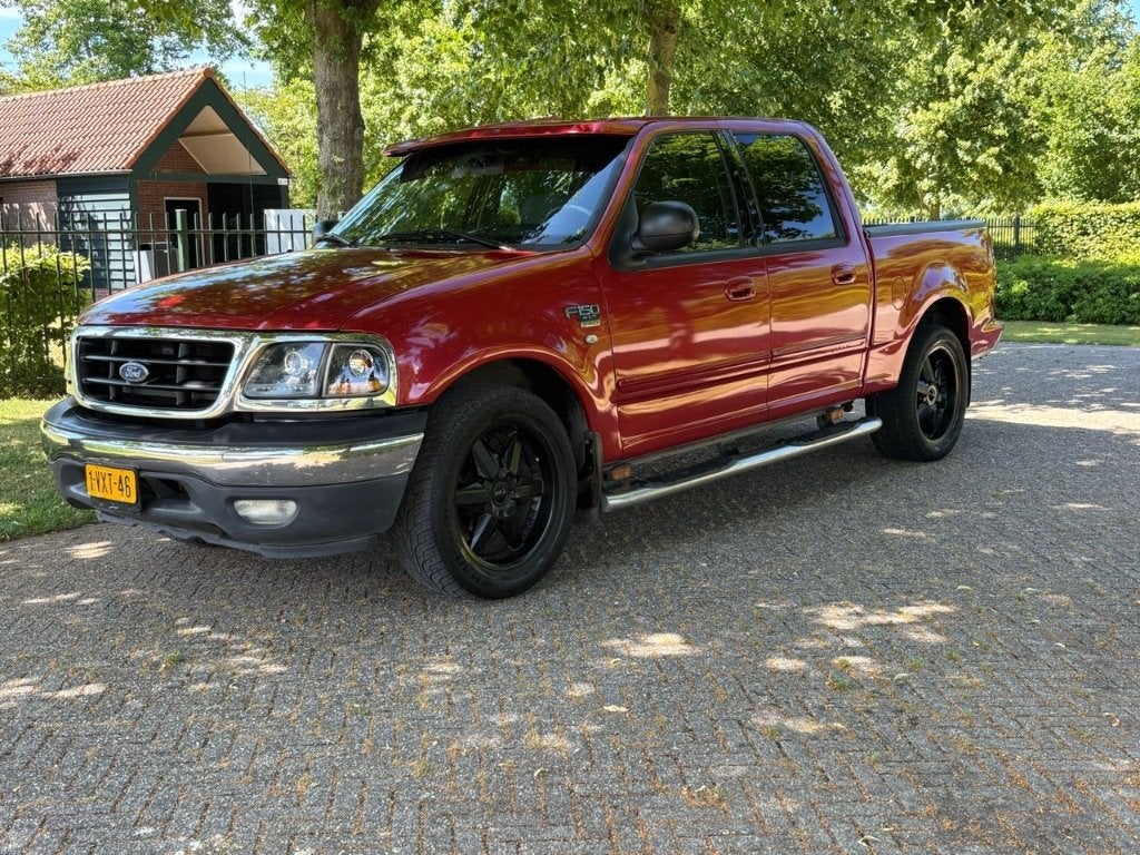Ford F150 4.6 SuperCrew | Gr. kent. | Motor Revisie Topstaat, Auto's, Bestelauto's, Automaat, Stof, 8 cilinders, Particulier