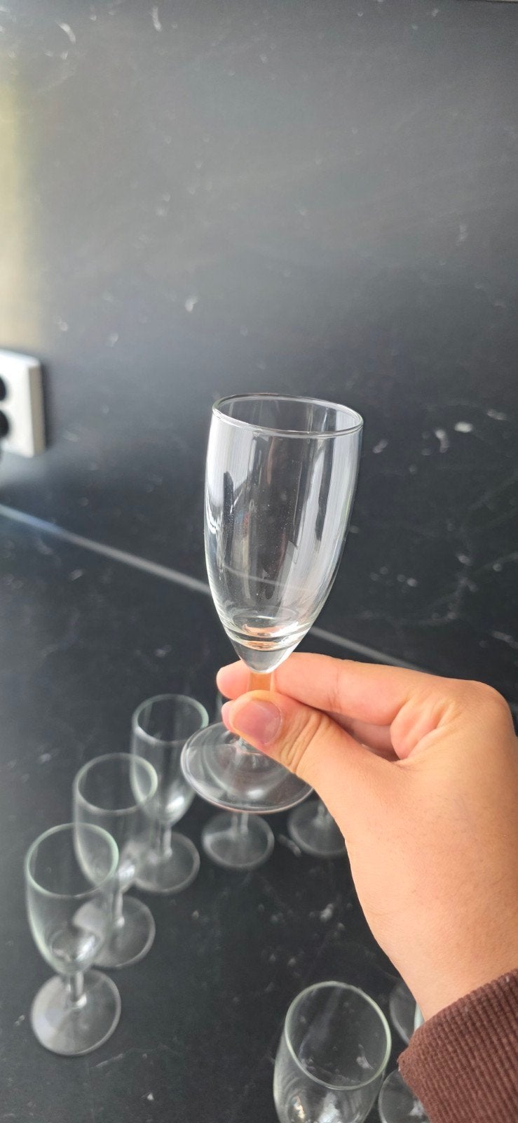 Champagne glazen 11st, Ophalen of Verzenden, Zo goed als nieuw, Overige typen