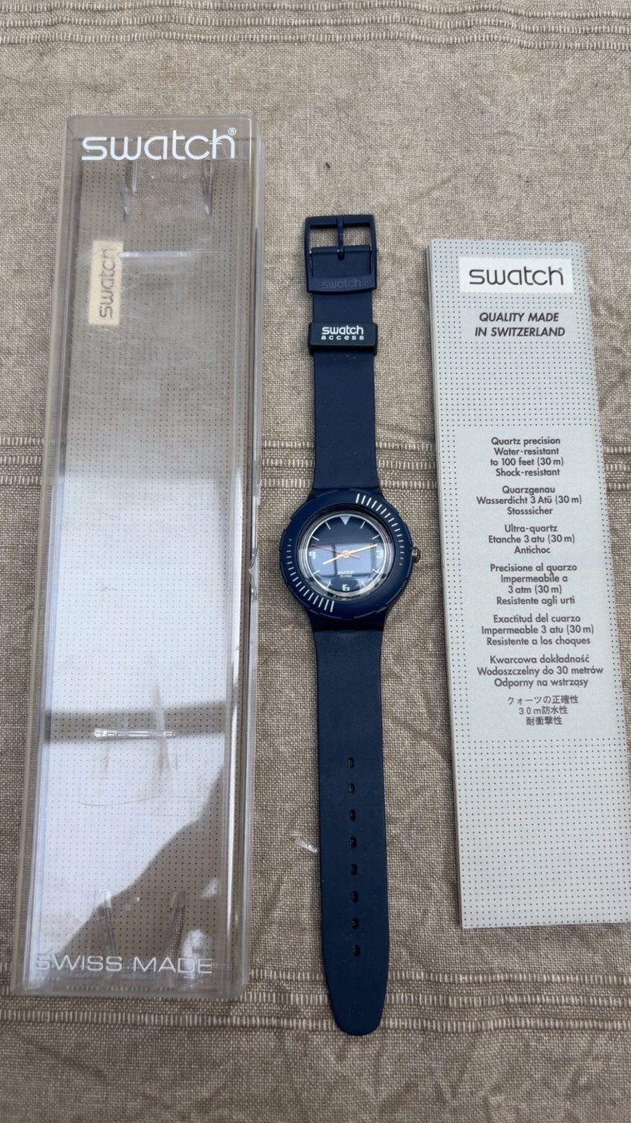 Swatch Access Scuba (model SKK103), Ophalen of Verzenden, Overige materialen, Overige merken, 1960 of later