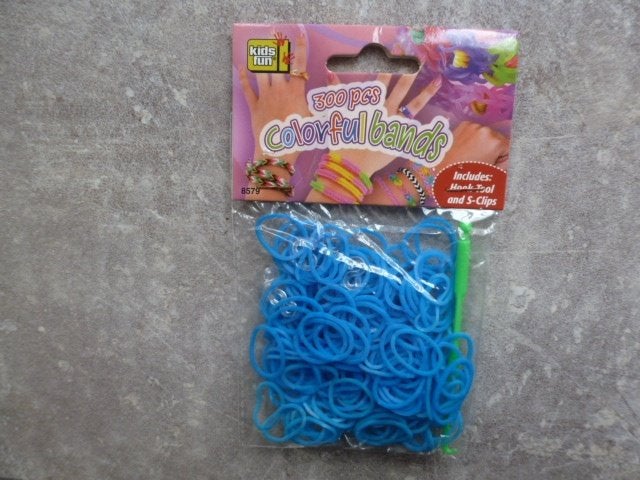 NIEUW 200 blauwe loom bandjes 5 zakjes voor 8,00, Ophalen of Verzenden, Nieuw