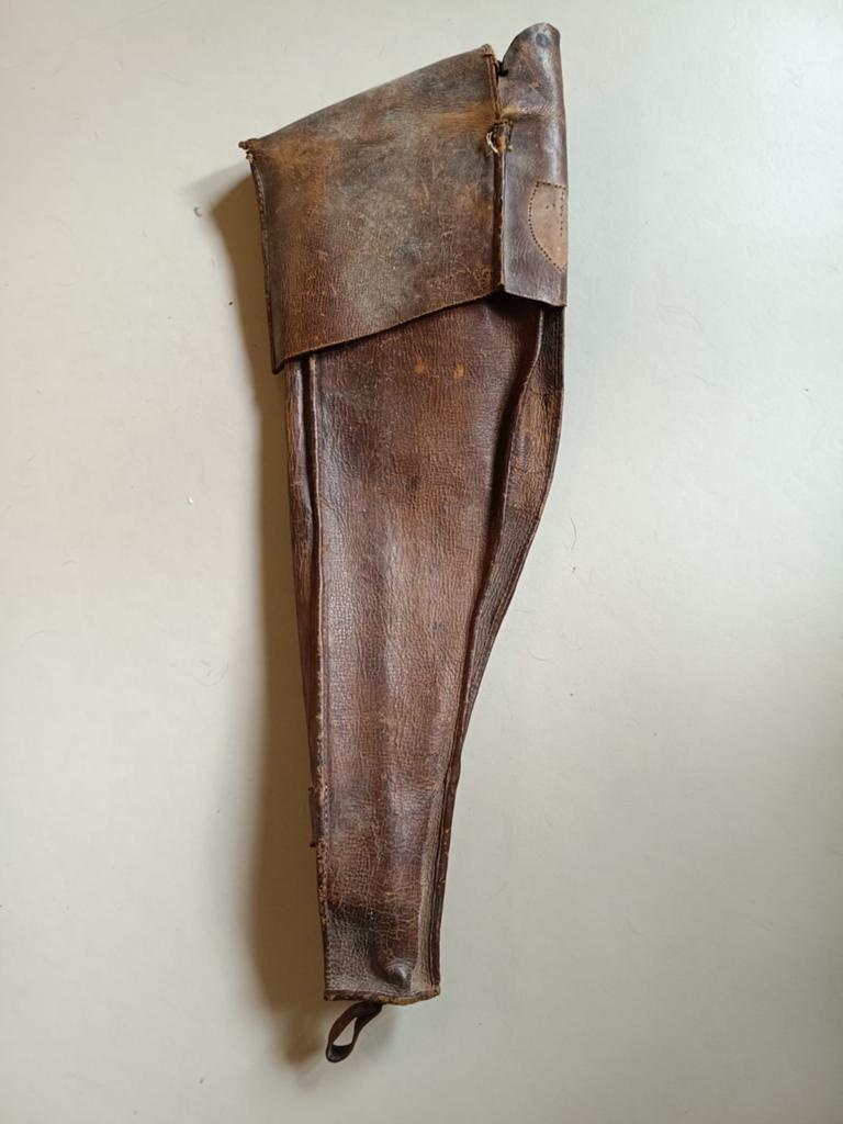 Vintage Leren Geweertas / Foudraal, Ophalen of Verzenden, Landmacht, Nederland