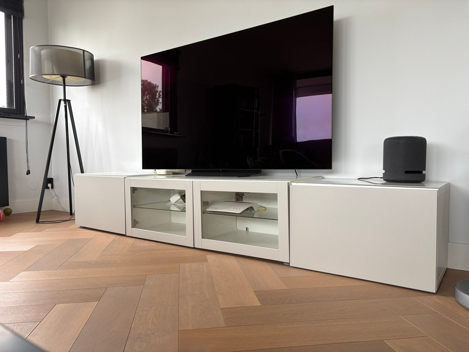 Sandvik Ikea TV stand - 240 cm, Ophalen, Zo goed als nieuw, 200 cm of meer, Minder dan 100 cm