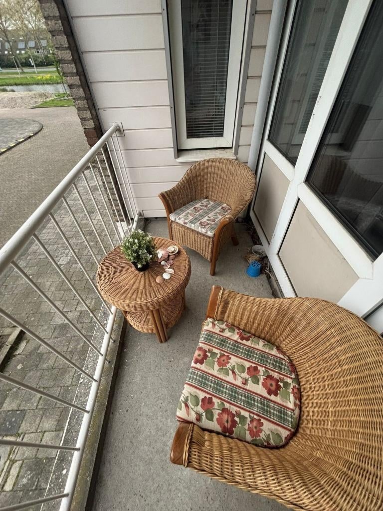 Rotan Tuinsetje (ophalen in spijkenisse), Tuin en Terras, Gebruikt, Bijzettafel, Rotan, Tuinset