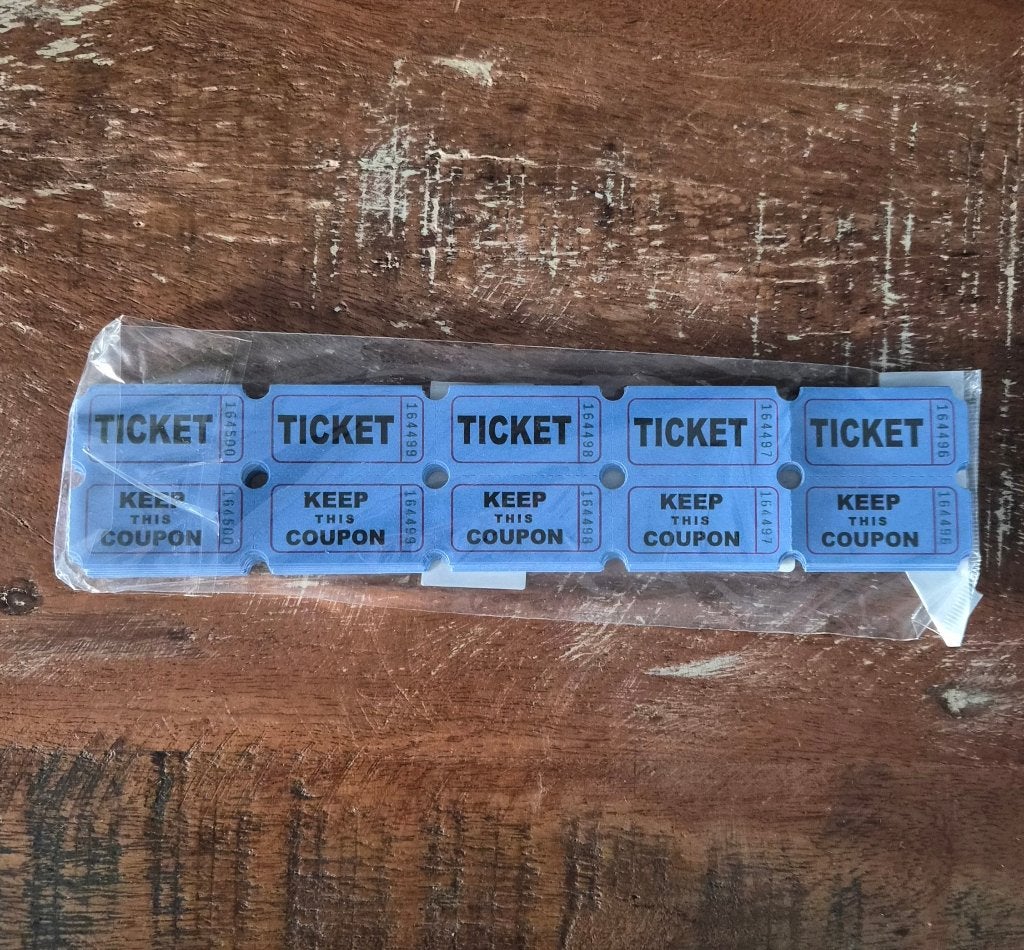 Tickets 100 stuks, Tickets en Kaartjes, Drie personen of meer