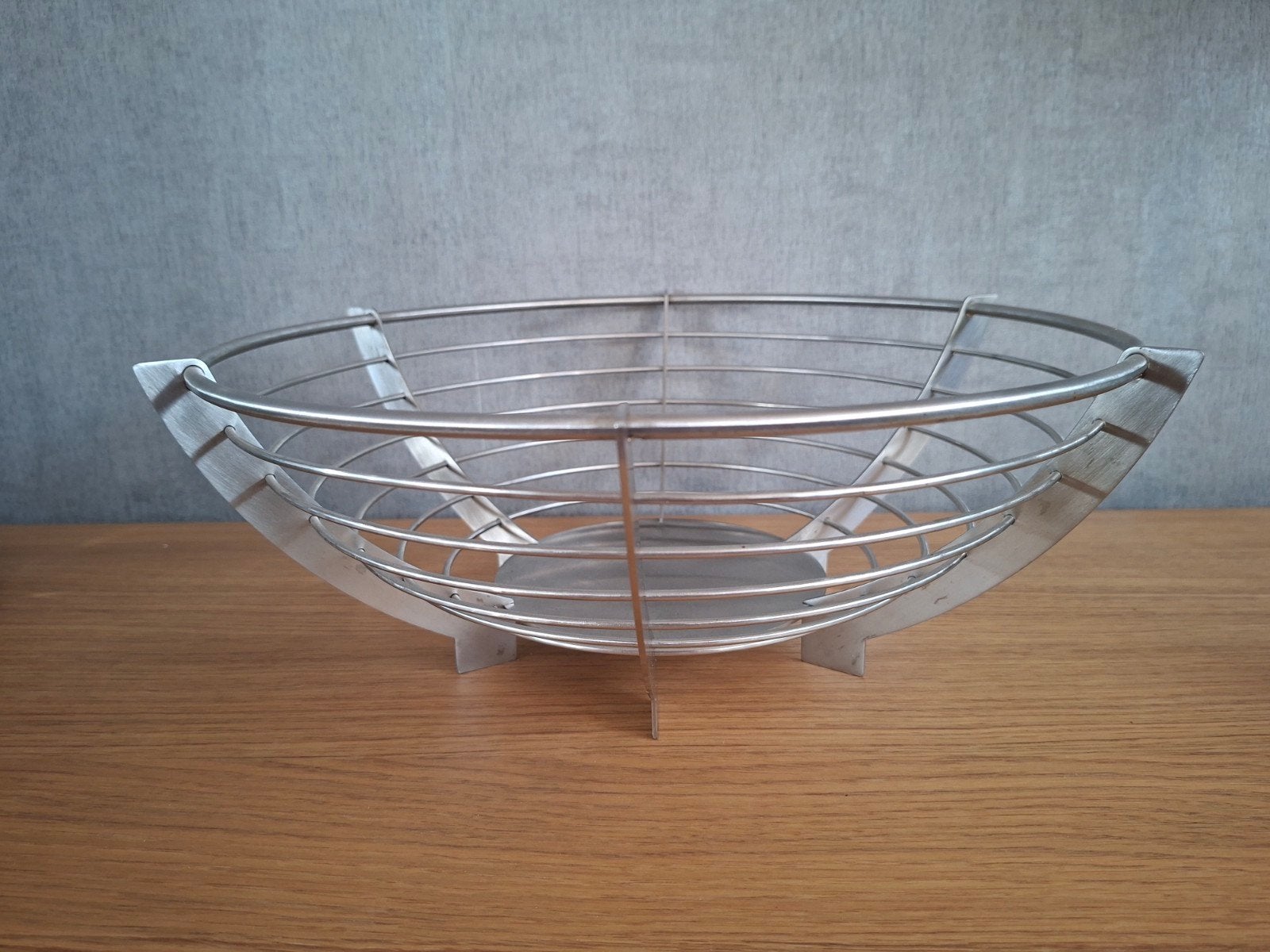 Zack Fruitschaal RVS Rond 33cm, Ophalen of Verzenden, Gebruikt