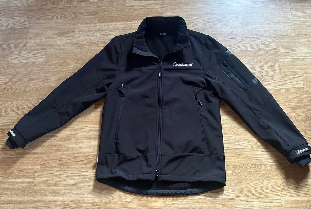 Krombacher Softshell Jas Maat M, Ophalen of Verzenden, Zo goed als nieuw, Maat 48/50 (M), Zwart