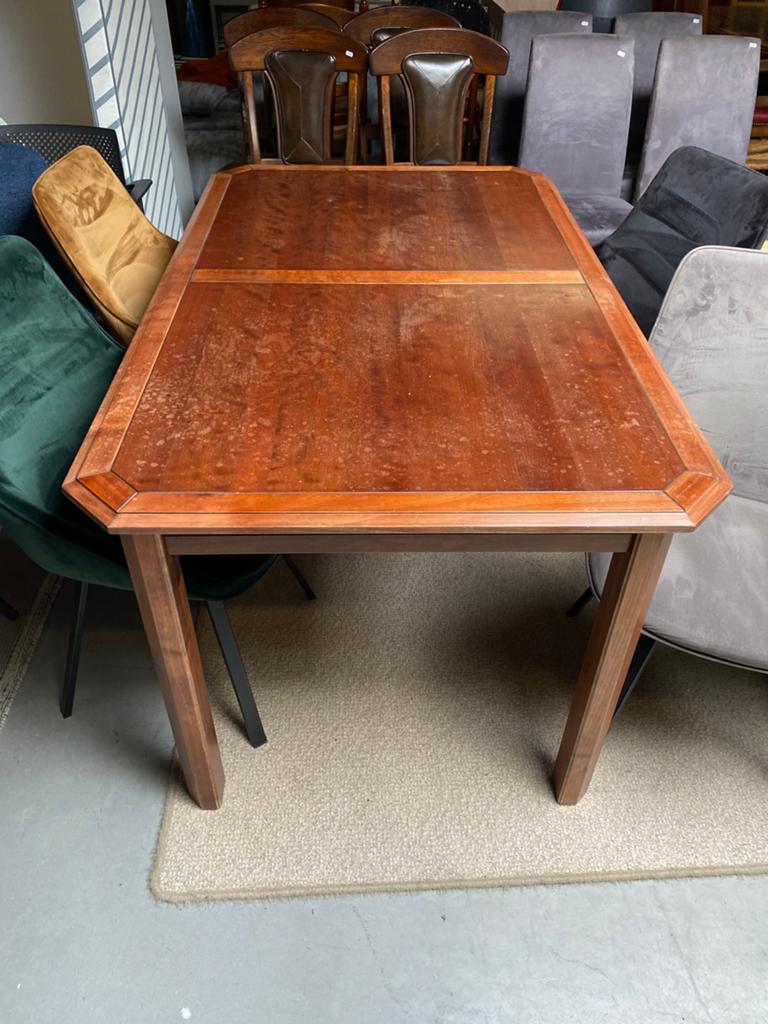 Eettafel, Huis en Inrichting, Tafels | Eettafels, Ophalen of Verzenden, Gebruikt, Vier personen, Teakhout