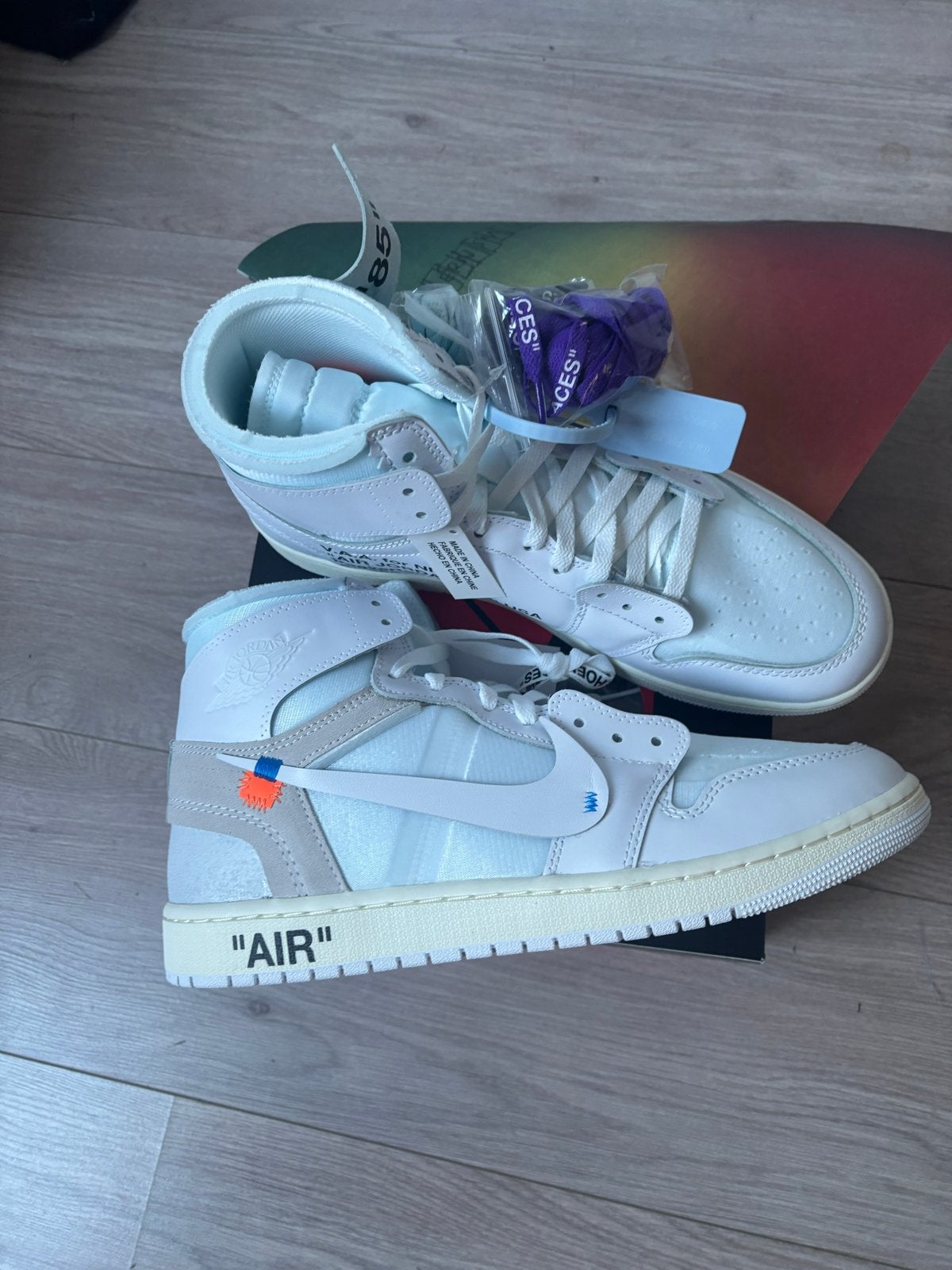 Jordan 1 Off-White Alaska Archive Sneakers, Wit, Nieuw, Ophalen of Verzenden, Sneakers of Gympen