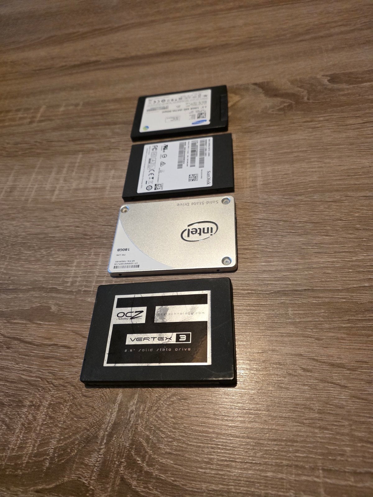 SSD's - Intel, Samsung, Sandisk,, Computers en Software, Harde schijven, Ophalen, Intern, Intel, Samsung, Sandisk, OCZ, Gebruikt