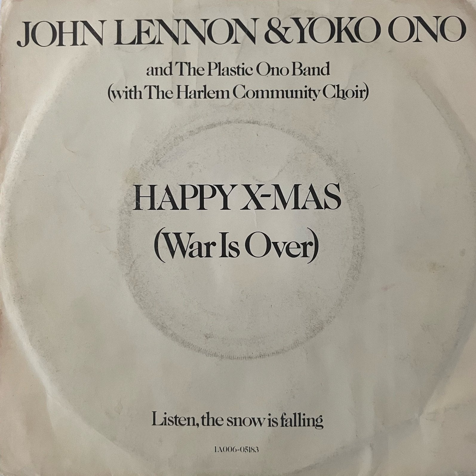 John Lennon & Yoko Ono - Happy X-Mas, Ophalen of Verzenden, Zo goed als nieuw, Pop