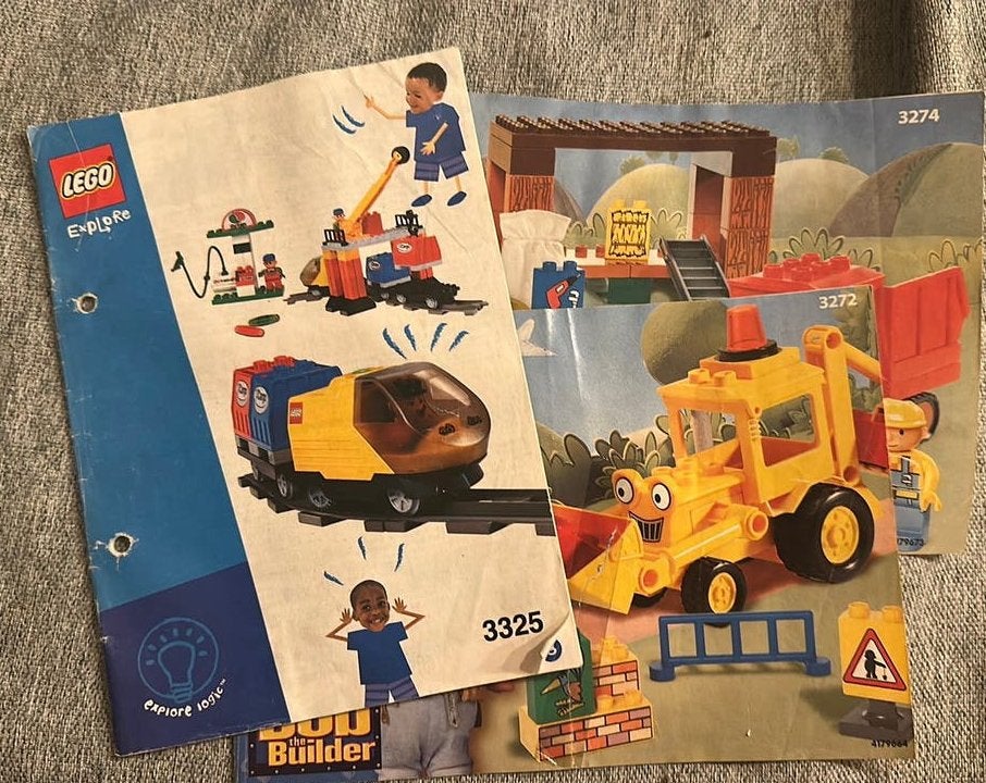 Lego duple boekjes 3325 trein, Ophalen of Verzenden, Gebruikt, Overige typen, Duplo