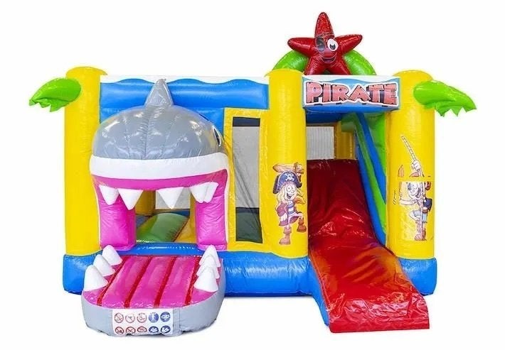 Haai Multiplay Springkussen Te Huur (4.7x4m) |, Ophalen, Zo goed als nieuw, Overige
