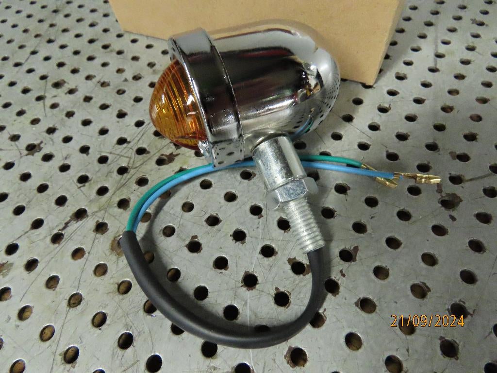 Knipperlichten Chrome Amber bullet lights nieuw universeel, Ophalen of Verzenden, Motolux
