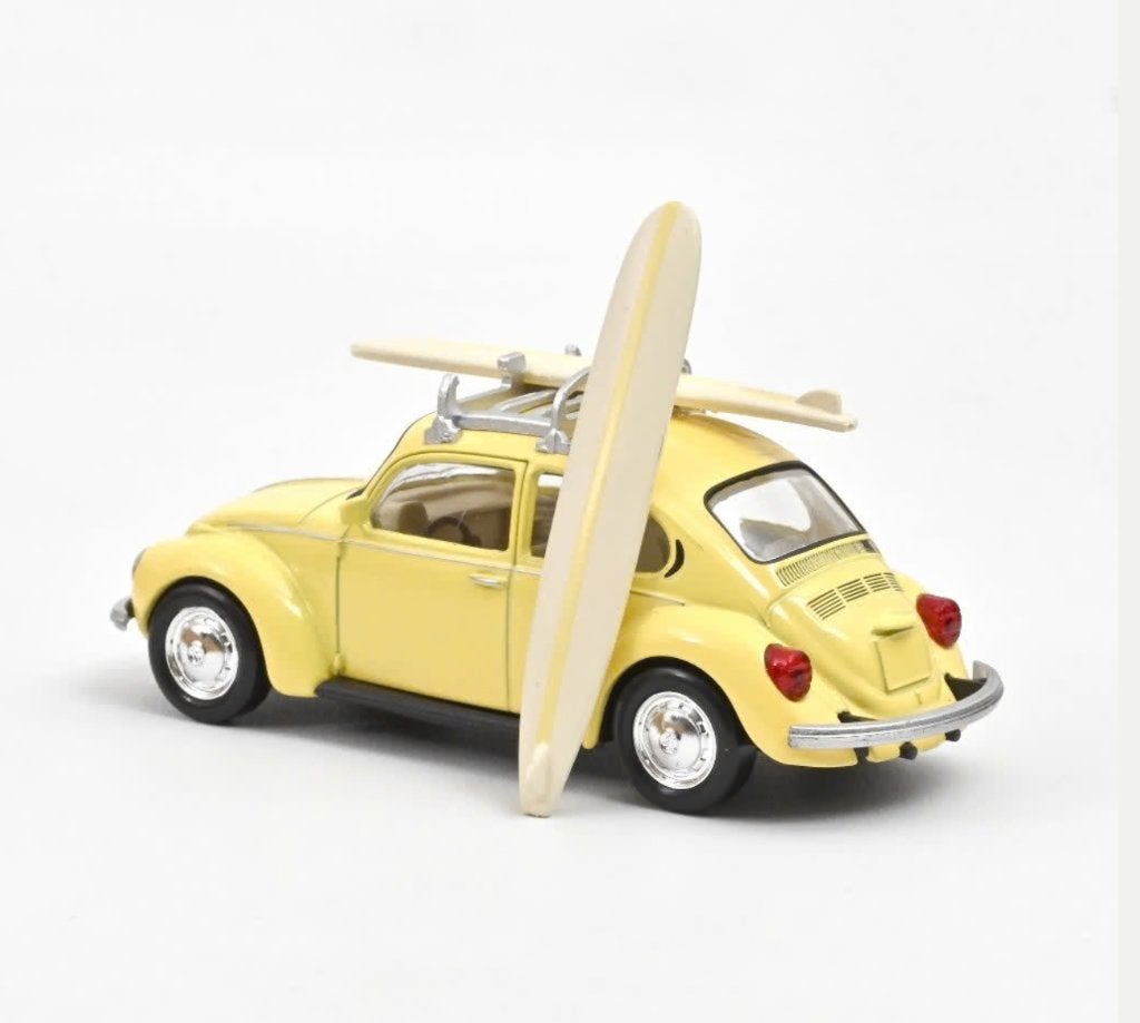 VW Kever 1303 1973 Geel Surfboards jet-car 1/43 NOREV 841007, Verzenden, Nieuw, Auto, Norev