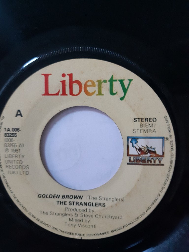 The Stranglers , Golden brown , single, Ophalen of Verzenden