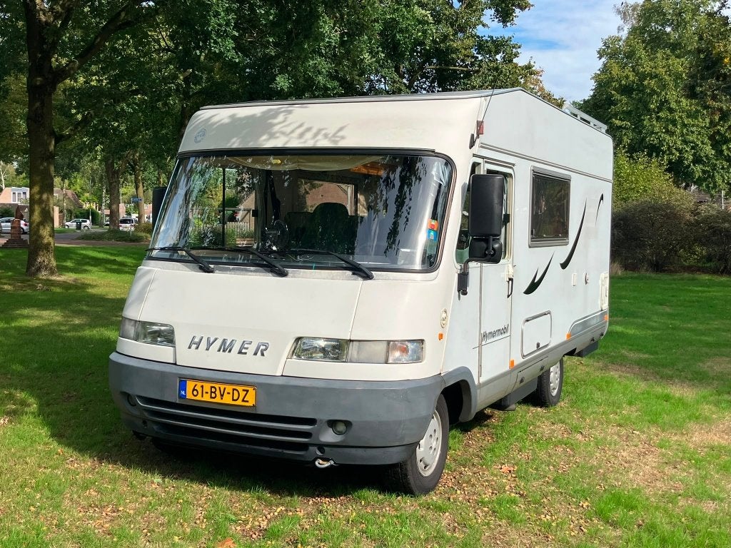 Hymer B544 |122.000 km | Airco | 5 slaapplaatsen, Integraal, Ringverwarming, Fiat, Treinzit