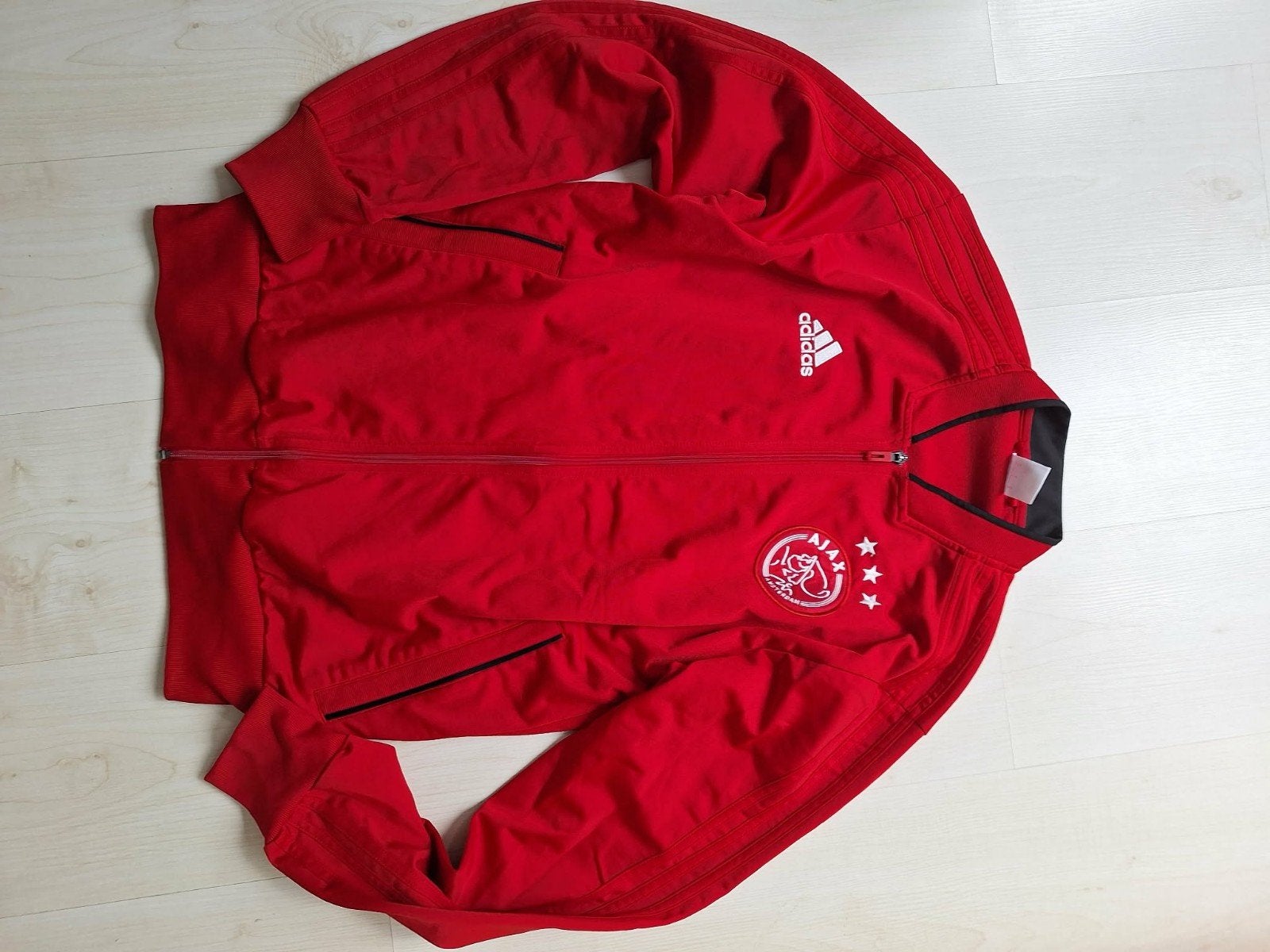 Ajax trainingsjack maat S, Ophalen of Verzenden, Zo goed als nieuw, Adidas, Voetbal