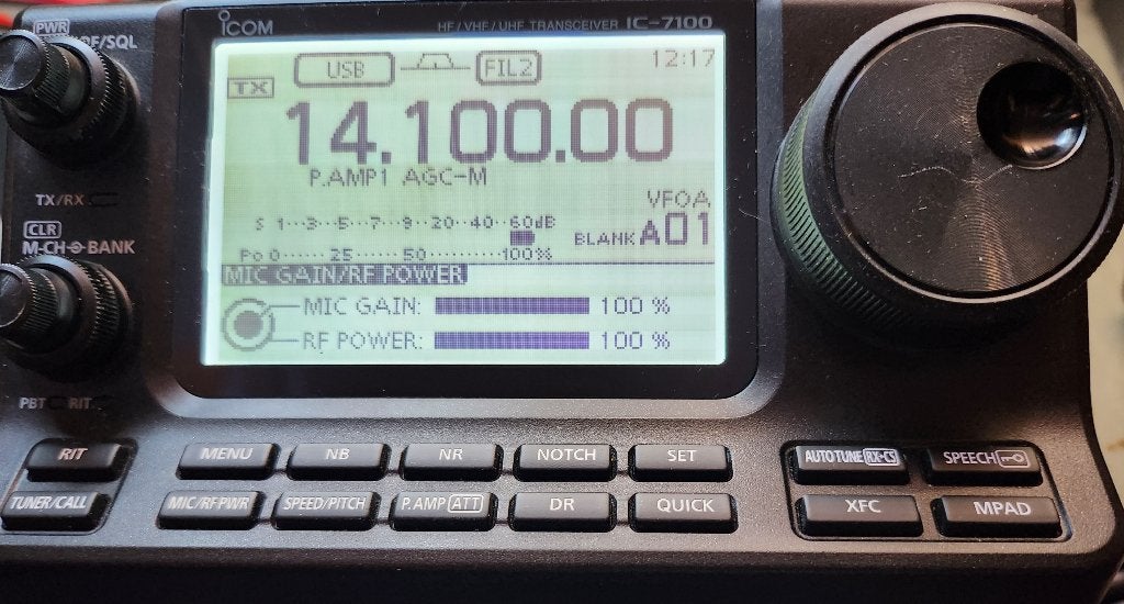 Icom IC-7100 all mode Transceiver HF/6/2/70 D-star, Telecommunicatie, Zenders en Ontvangers, Gebruikt, Zender en Ontvanger, Ophalen of Verzenden