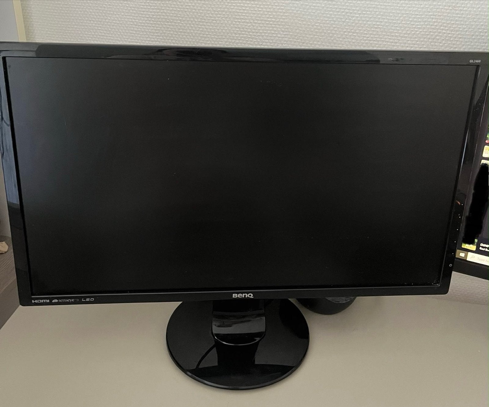 BenQ GL2460HM Full HD LED Gaming Monitor, 2ms, DVI, Gebruikt, Full HD, 1 tot 2 ms