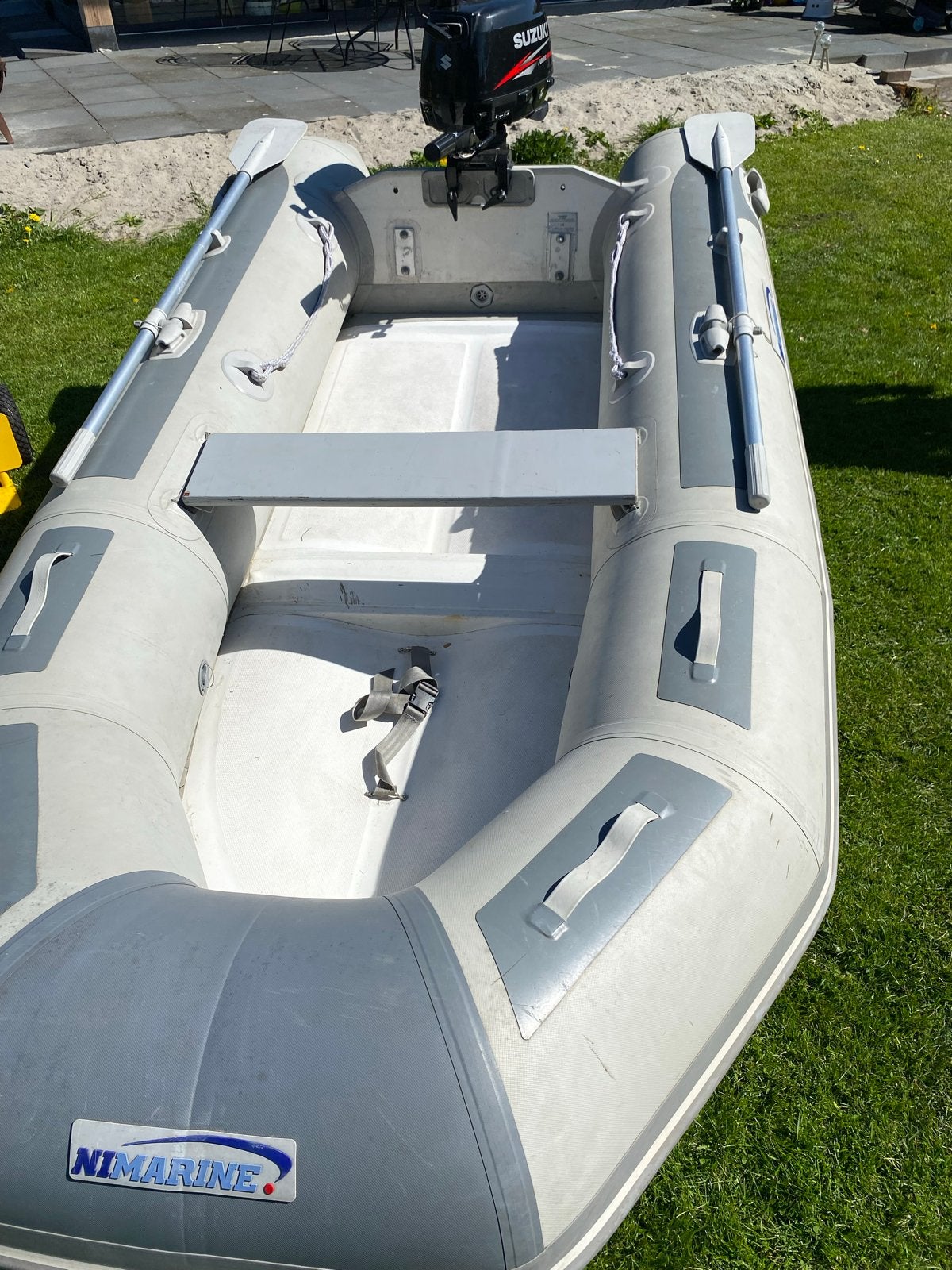 Nimarine rubberboot met Suzuki 6pk buitenboordmotor, Watersport en Boten, Ophalen, Gebruikt