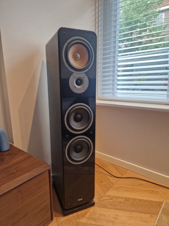 Teufel Ultima 40 MKII set, Vloerstaande luidspreker, Gebruikt, Ophalen, 150 watt of meer