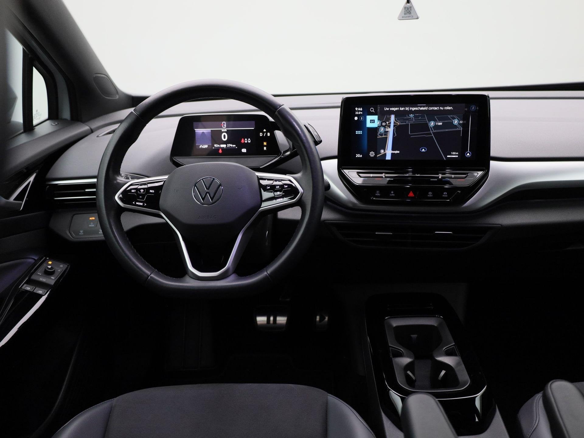 Volkswagen ID.4 Pure 52 kWh | Automaat | Half-Leder | Naviga, 12 maanden, Achterwielaandrijving, Gebruikt, Wit