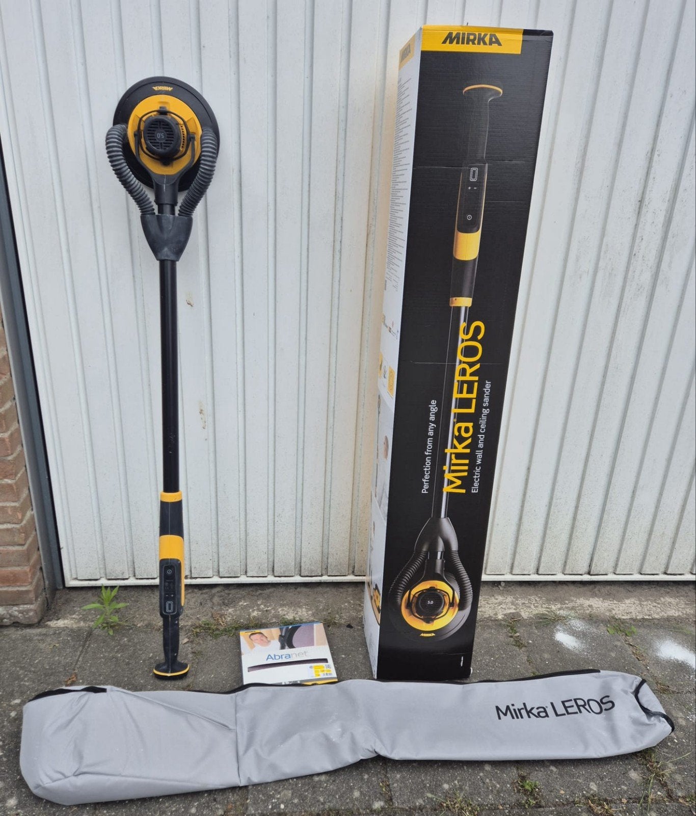 Mirka LEROS 950CV Wand/plafondschuurmachine., Ophalen of Verzenden, Zo goed als nieuw, 1200 watt of meer, Overige typen