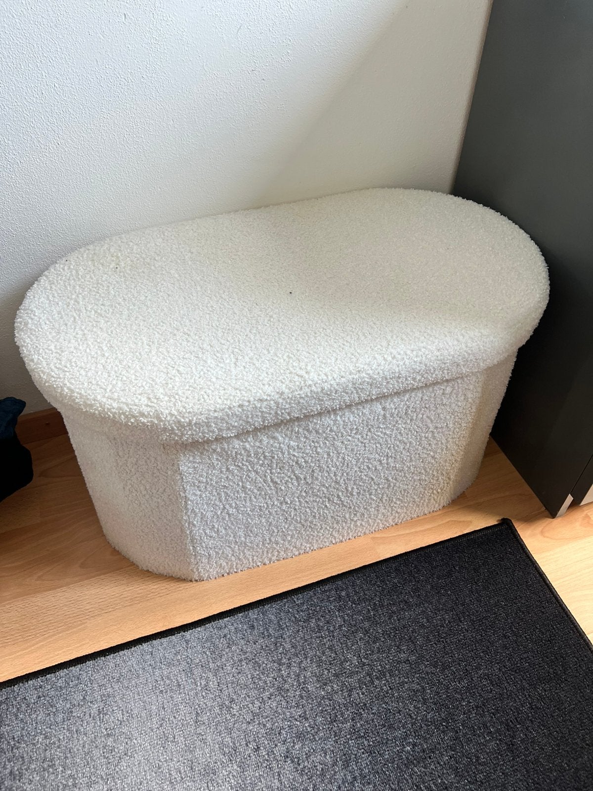 Teddy poef voor 15 euro, Ophalen of Verzenden, Zo goed als nieuw, Rond, Minder dan 50 cm