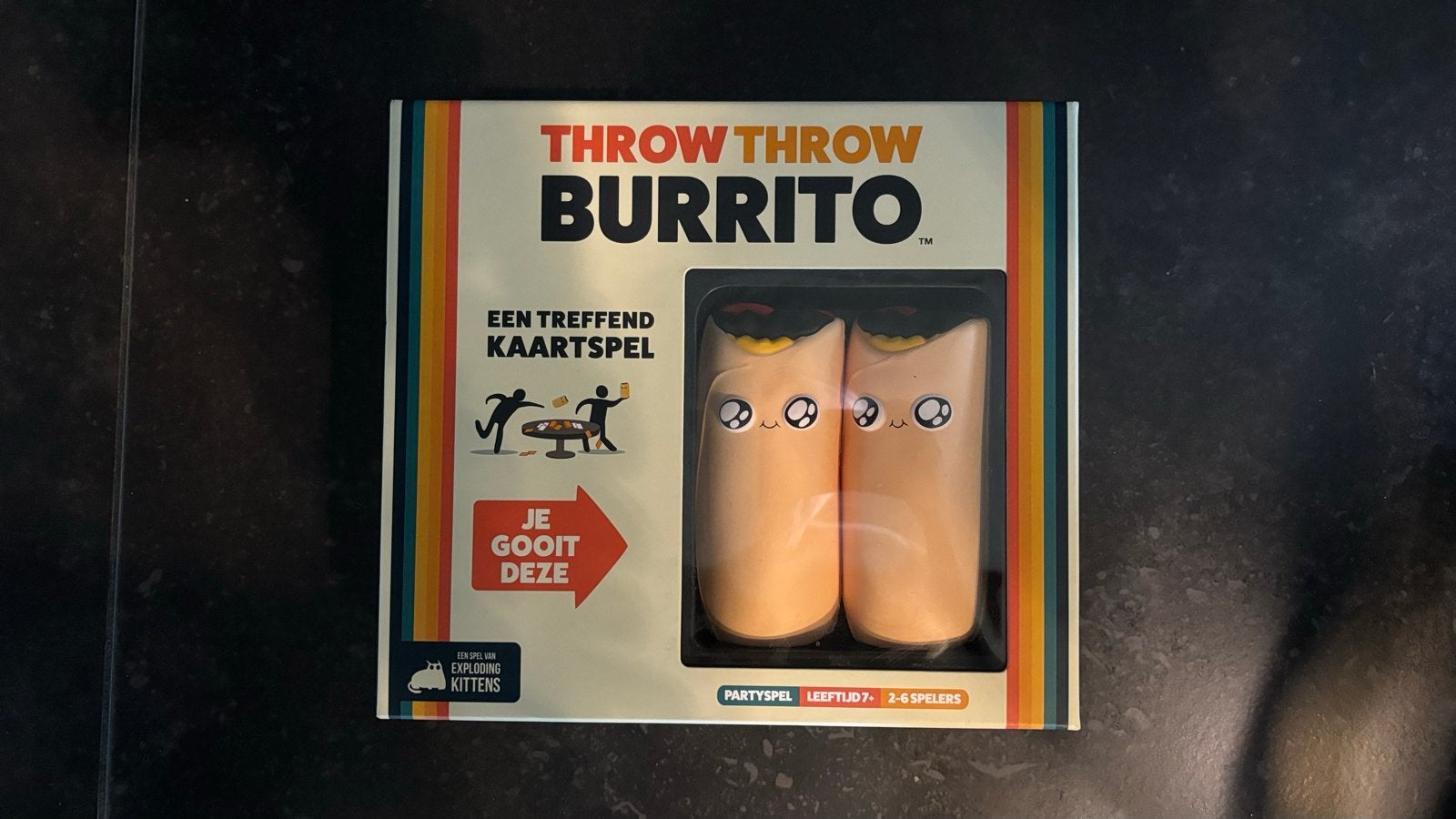 Throw Throw Burrito - Een Treffend Kaartspel, Drie of vier spelers, Verzenden, Zo goed als nieuw