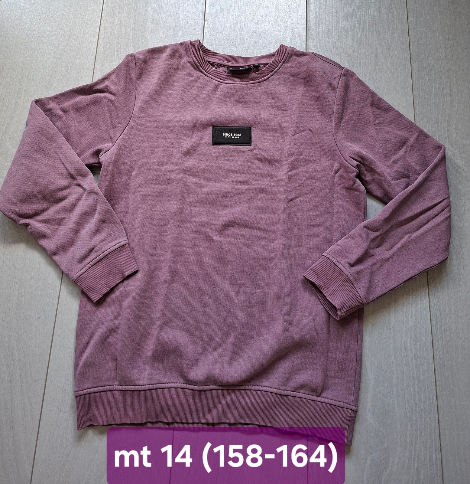 Stoere paarse Cars sweater maat 14 (158-164), Gebruikt, Trui of Vest, Ophalen of Verzenden, Cars