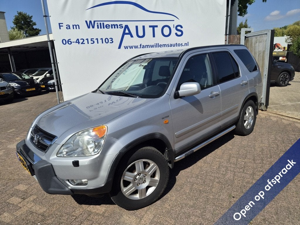 Honda CR-V 2.0i ES 4x4 Automaat Airco Nap (bj 2003), 1998 cc, Gebruikt, Zwart, 4 cilinders