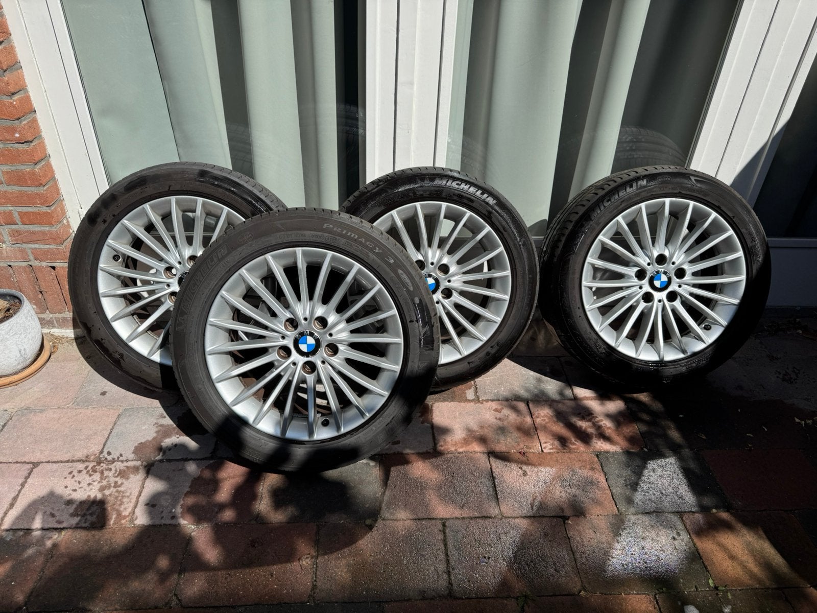 BMW Styling 414 velgen 17” – incl. Michelin Primacy 3 banden, Ophalen, Gebruikt