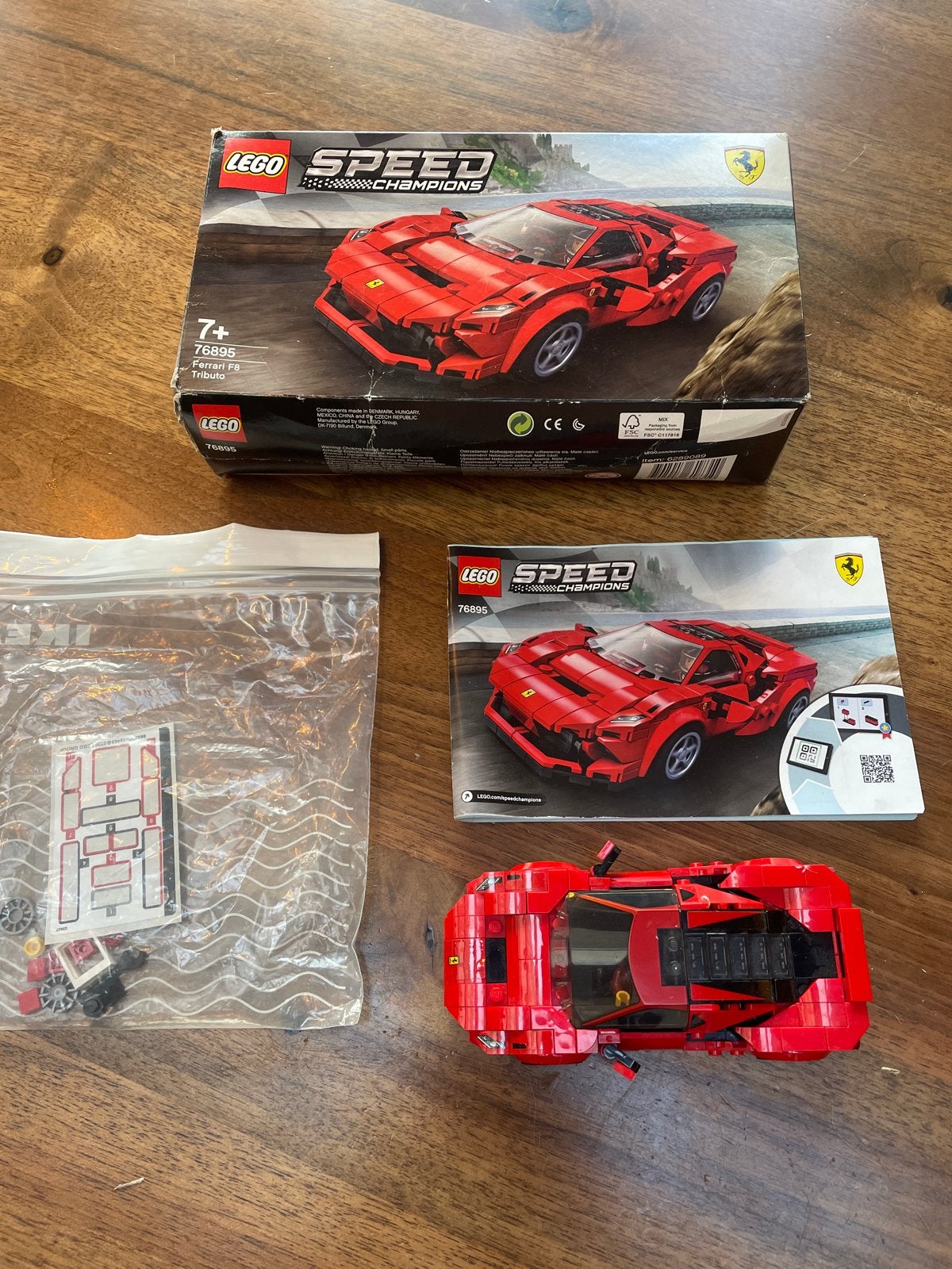 Lego Speed Champions Ferrari F8 Tributo (76895), Gebruikt, Lego, Compleet, Complete set