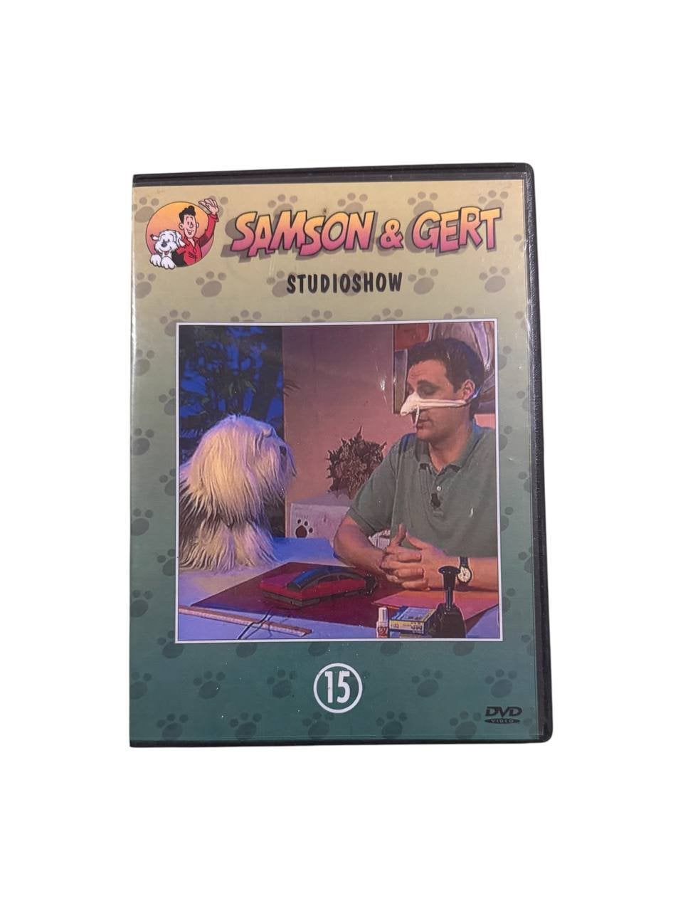 Dvd Samson en Gert Studioshow Vol 15, Alle leeftijden, Ophalen of Verzenden, Zo goed als nieuw
