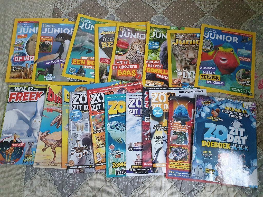 National Geo Jr, Zo zit dat, Wild van Freek, Dinosaurus, Ophalen of Verzenden, Zo goed als nieuw, Wetenschap en Natuur