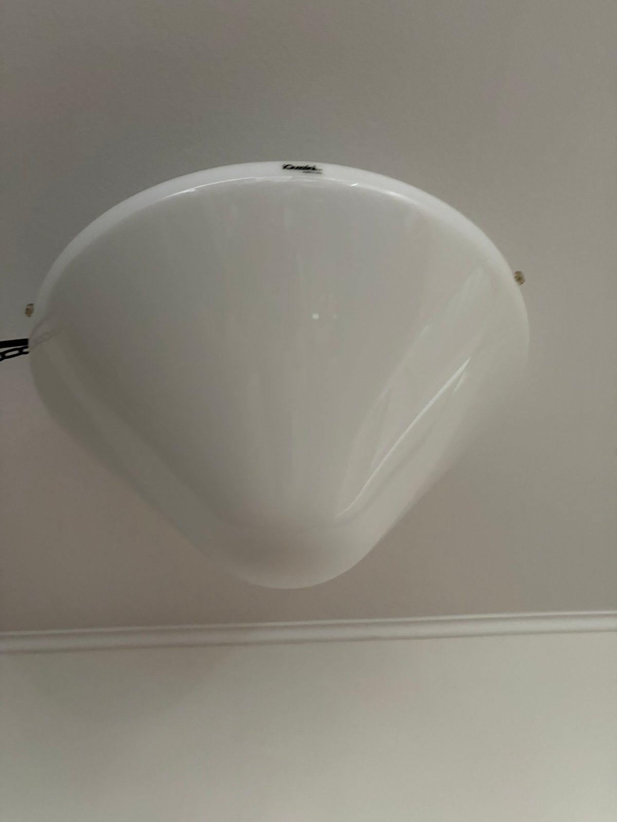 Iguzzini Elpis plafondlamp / plafonniere Alberto Guarneri, Ophalen, Kunststof, Inclusief lichtbron, Vintage