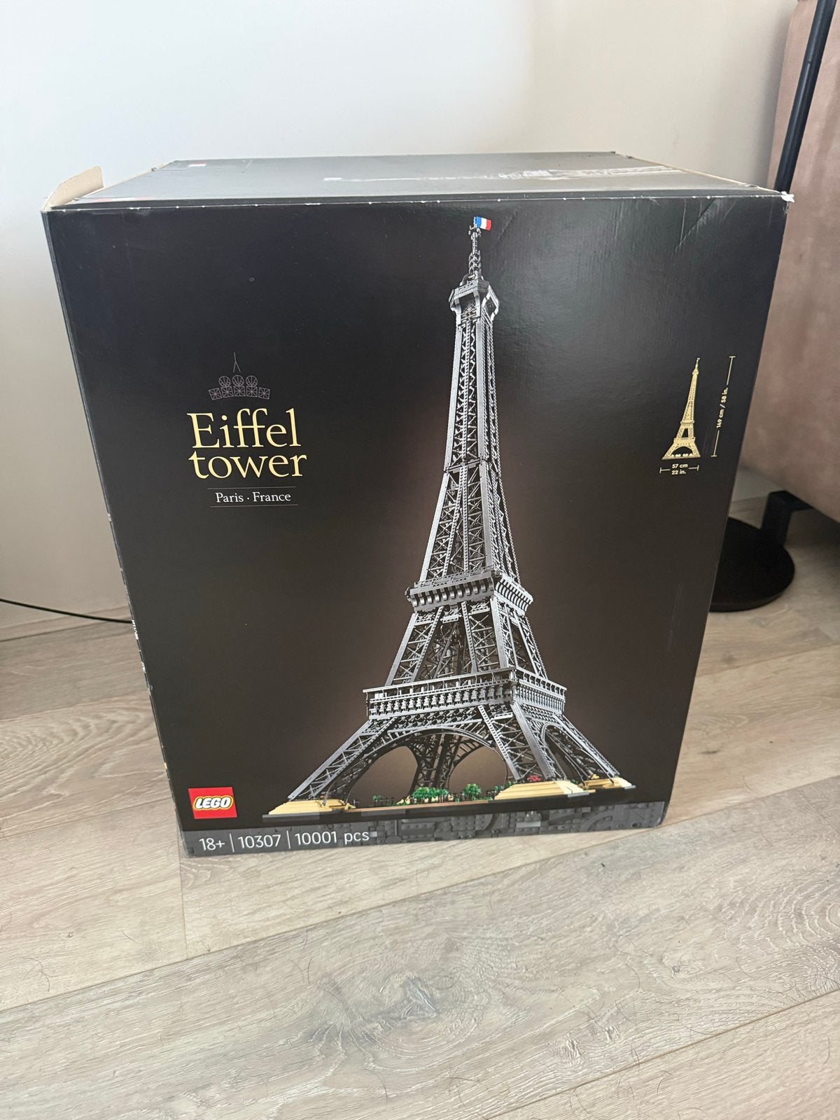 LEGO Eiffeltoren 10307 - compleet in doos, Ophalen, Zo goed als nieuw, Overige merken