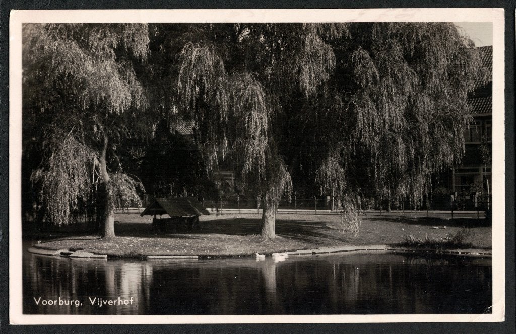 Voorburg, Vijverhof. 1949., Ophalen of Verzenden, 1940 tot 1960, Gelopen, Zuid-Holland