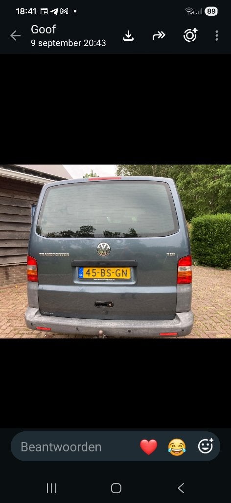Foto 2 van Volkswagen transporter 1.9 DC