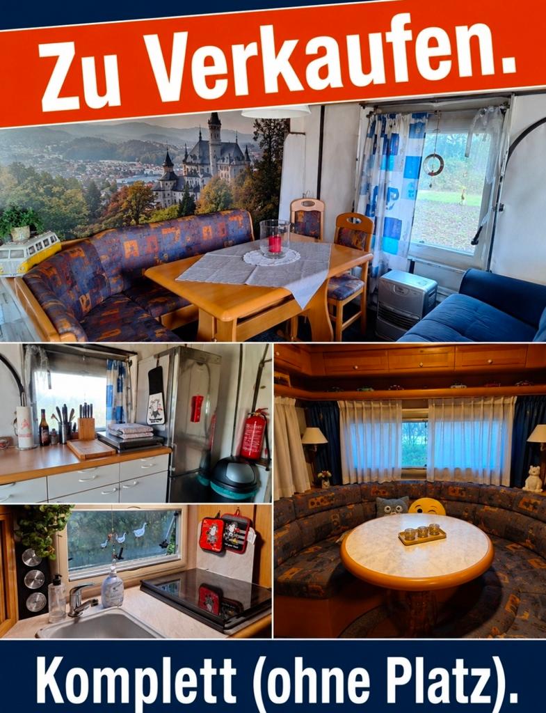 Super complete jaarplaats/caravan met alles. Harz Duitsland, Caravans en Kamperen, Caravans, Particulier, Rondzit, Ringverwarming