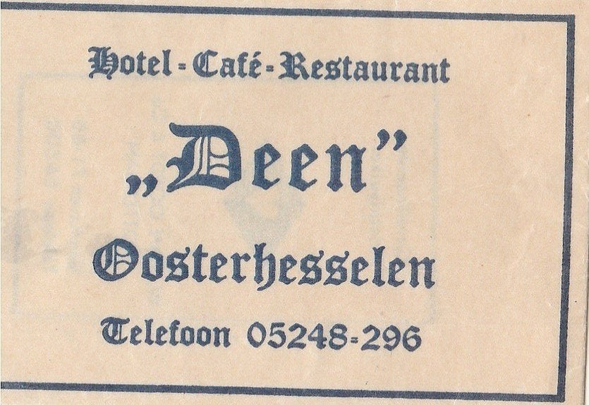 Deen Oosterhesselen, Verzamelen, Ophalen of Verzenden