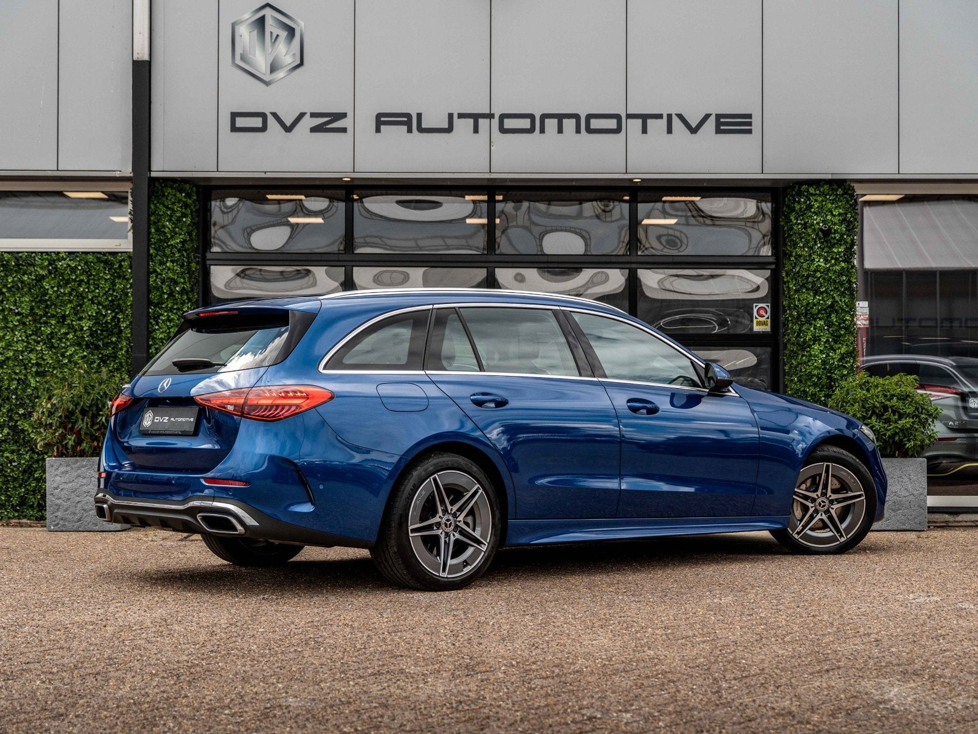 Mercedes-Benz C-klasse Estate 300e 313PK AMG Line | Memory |, Auto's, Dealer onderhouden, Achterwielaandrijving, Zwart, 4 cilinders