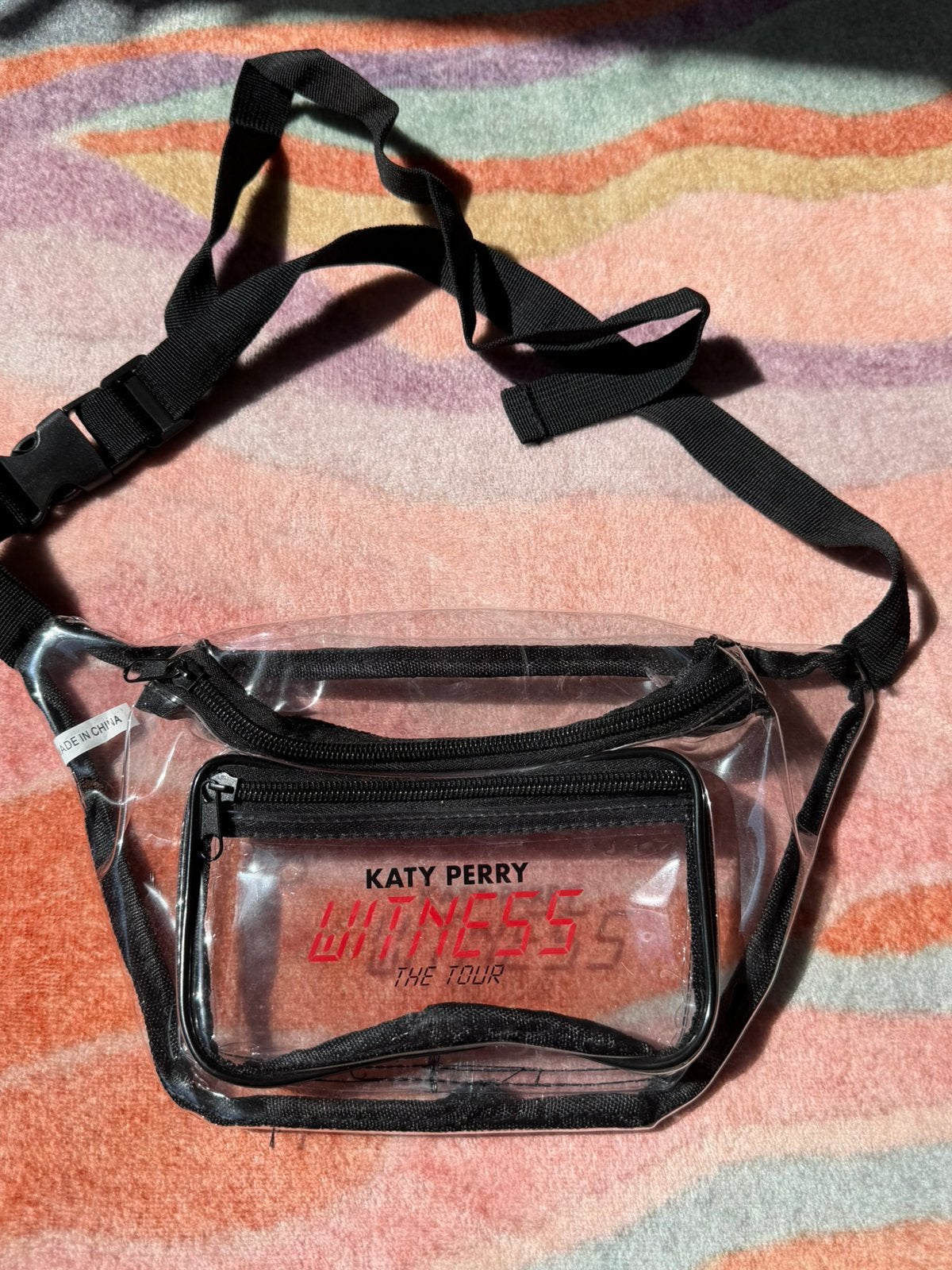 Official Katy Perry "Witness The Tour" Clear Fanny Pack, Sieraden, Tassen en Uiterlijk, Tassen | Schoudertassen, Ophalen of Verzenden
