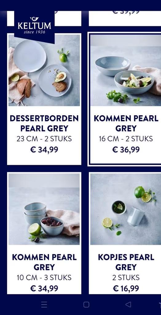 Uitgebreid Keltum Servies - NIEUW, Huis en Inrichting, Keuken | Servies, Nieuw, Ophalen of Verzenden, Effen, Porselein