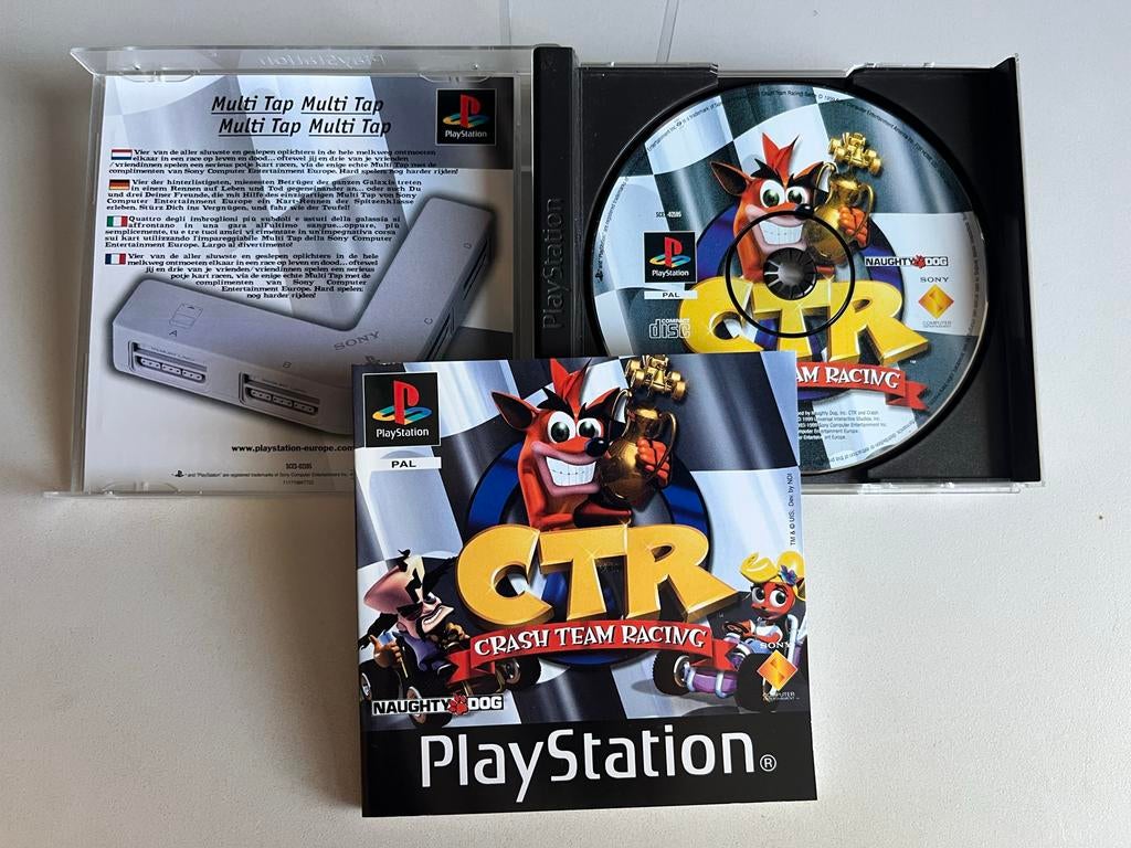Crash Team Racing (CTR) - PlayStation 1 (PS1) Klassieker, T, Racen en Vliegen, Ophalen of Verzenden, Zo goed als nieuw
