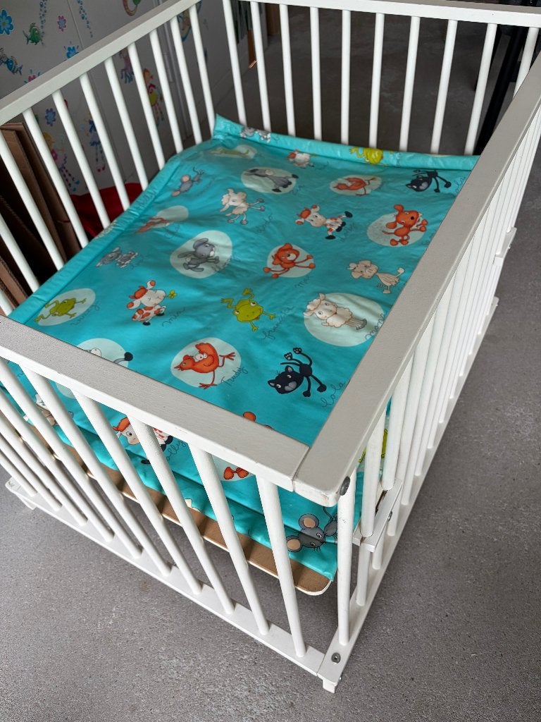 Babybox , kinderbox, box verstelbaar, Kinderen en Baby's, Ophalen, Gebruikt, Rechthoekig, In hoogte verstelbaar